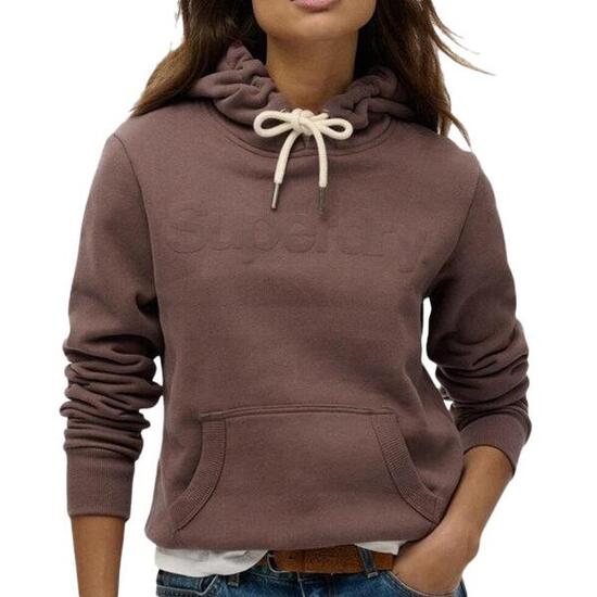 Sudadera Superdry Tonal Gris para Mujer