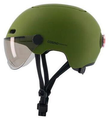 Casco connesso Cosmo Connected Fusion+ Azzurro (55–60 cm)