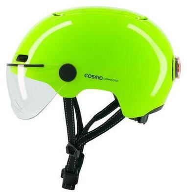 Casco connesso Cosmo Connected Fusion+ Azzurro (55–60 cm)