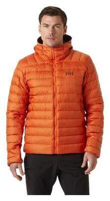 Helly hansen verglas hooded 2.0 orange down jacket
