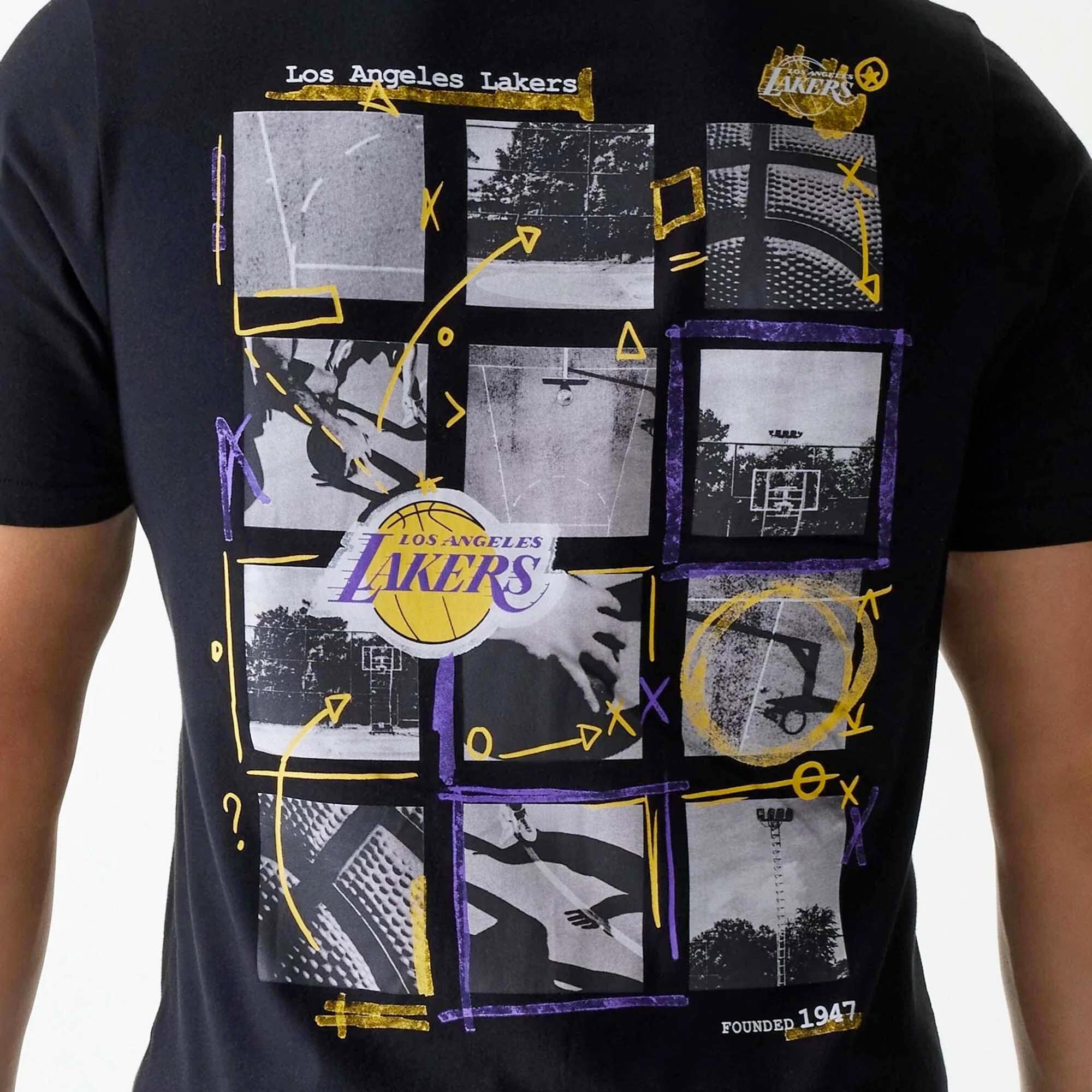 T-Shirt New Era Nba Imprimé Photographique, Coupe Standard, Los Angeles Adulte 4/5