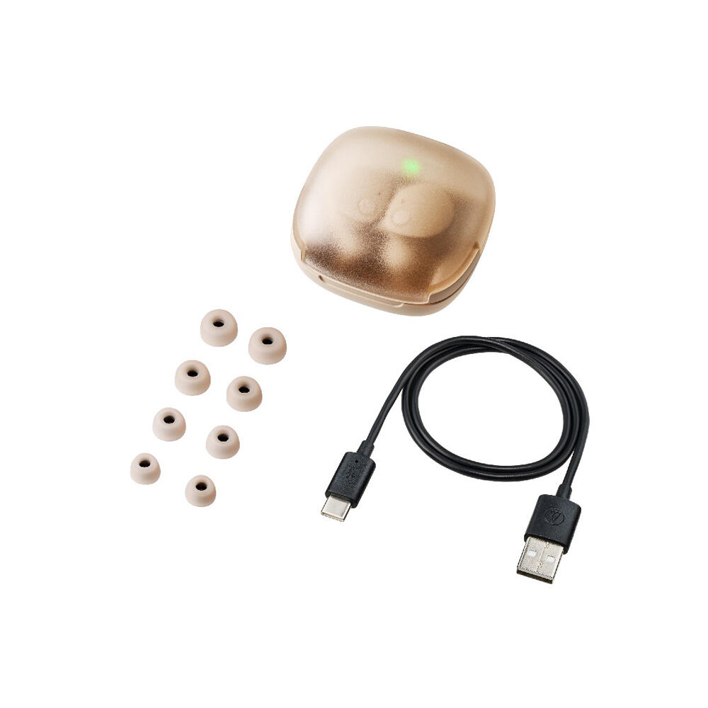 Audio-Technica ATH-CKS50TW2 Wireless Headphones Beige