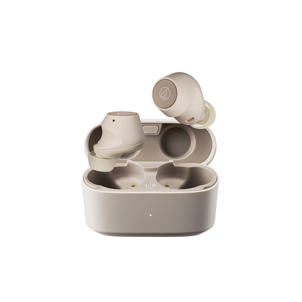 Audio-Technica ATH-CKS30TW+ Wireless Earbuds Beige
