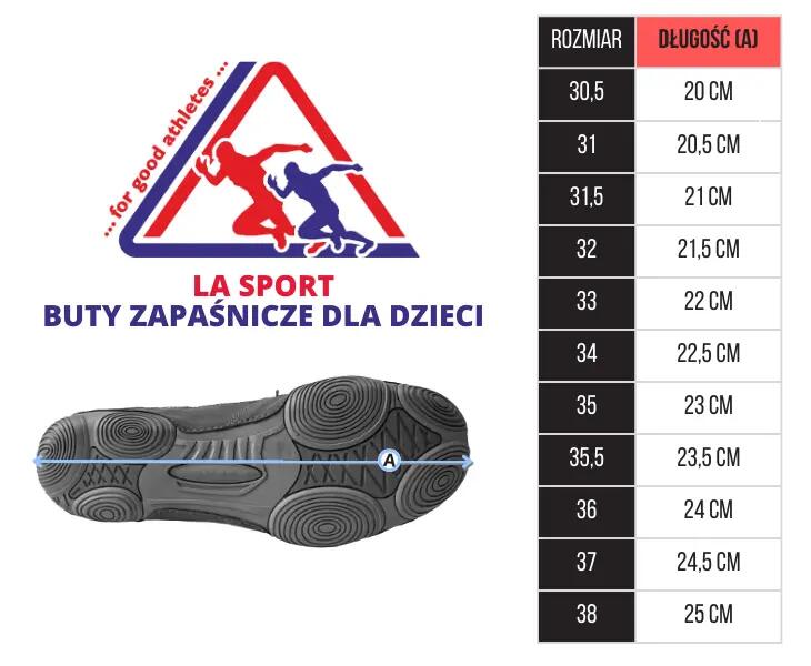 La Sport Ringerschuhe für Kinder, Grau, Größe 37 7/7