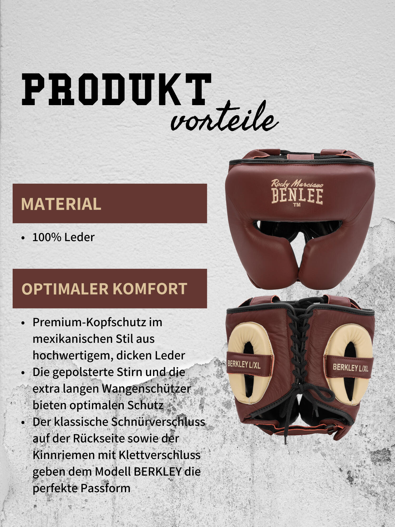 Casco da boxe Benlee Berkley 3/5