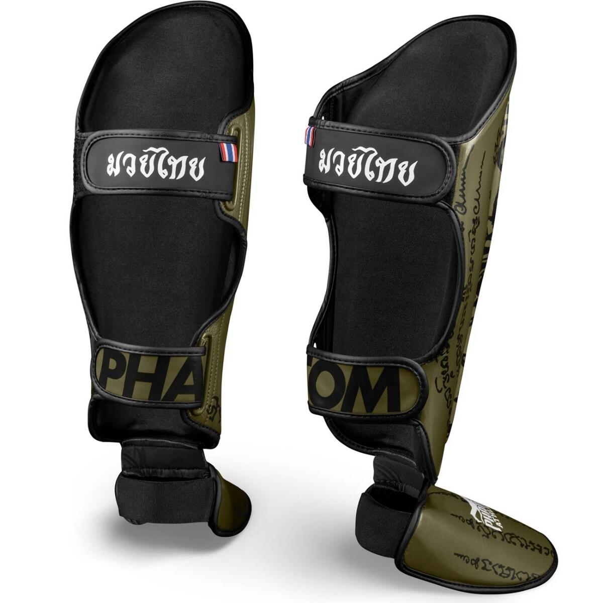 Schienbeinschoner Phantom Muay Thai – Khaki – L/XL 2/2