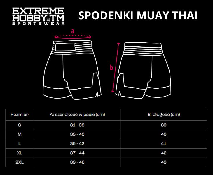 Calções de Muay Thai para homem EXTREME HOBBY KILLER CARDS 2 7/8