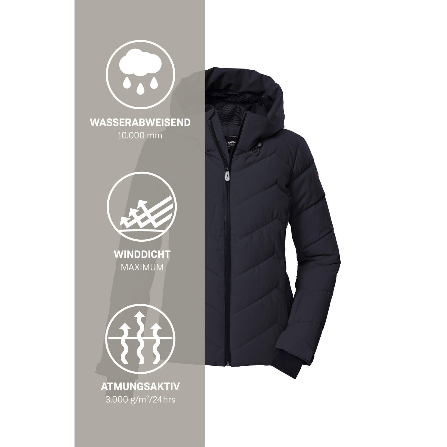 Steppjacke Damen Killtec KSW 31 6/6