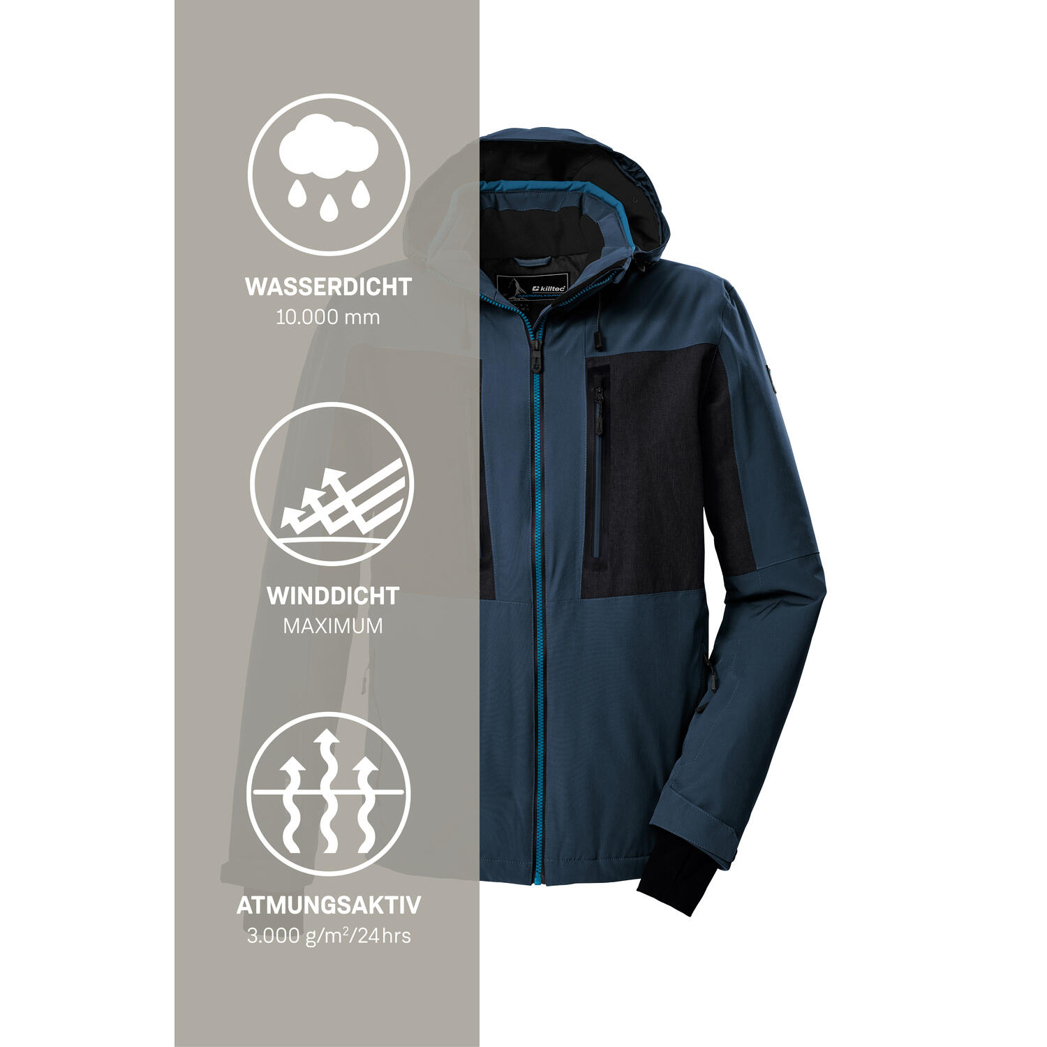 Chaqueta de esquí Killtec KSW 47 6/7