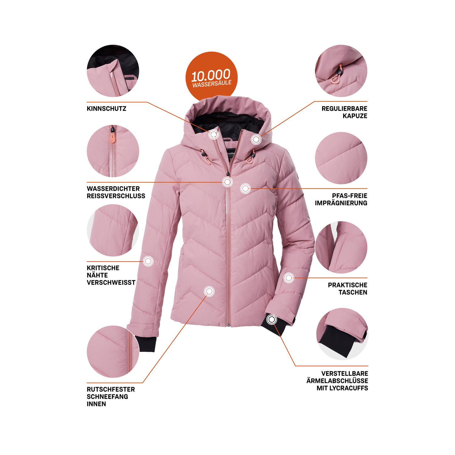 Ski-Steppjacke KSW 31 WMN SKI QLTD JCKT 5/6