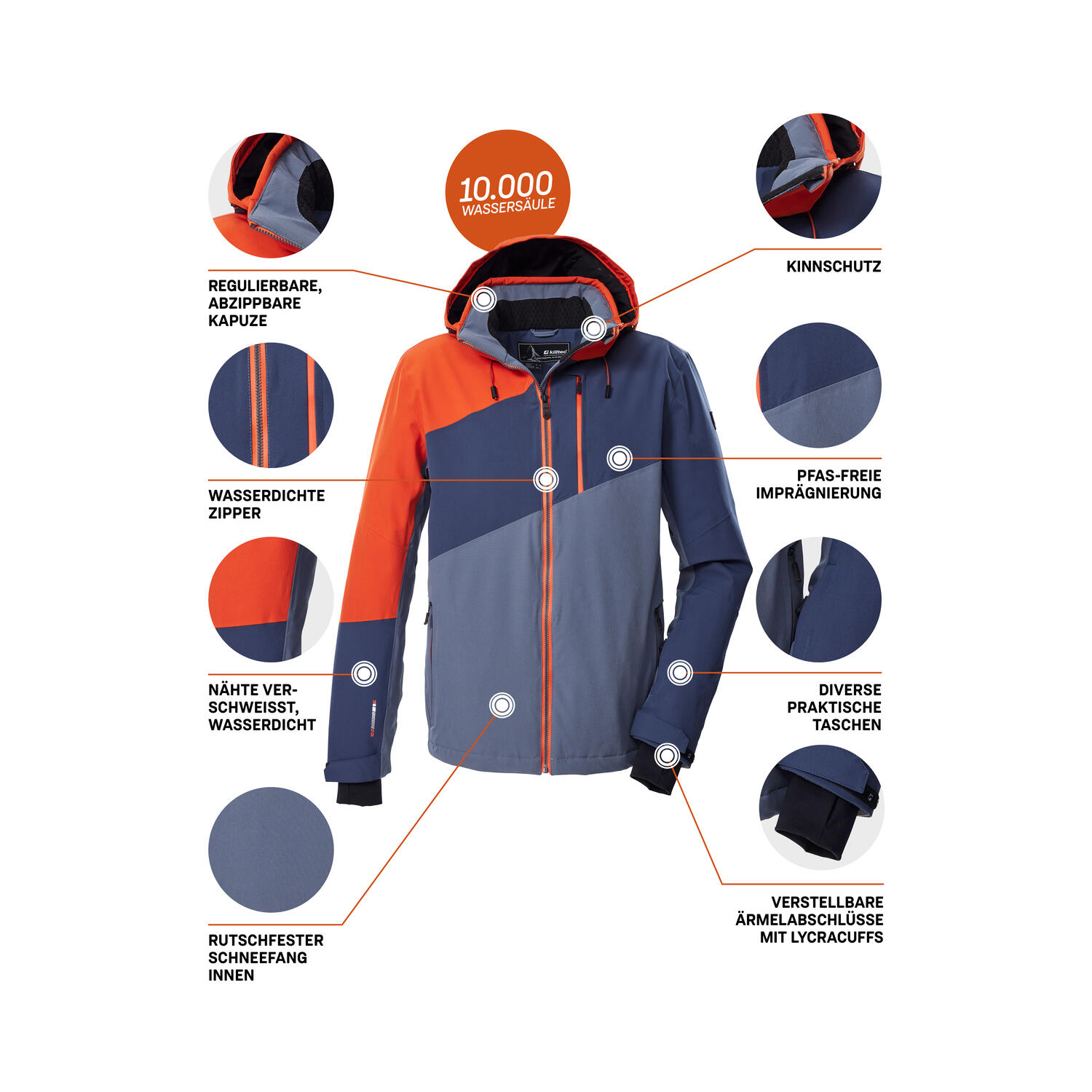 Skijacke Killtec KSW 32 7/7