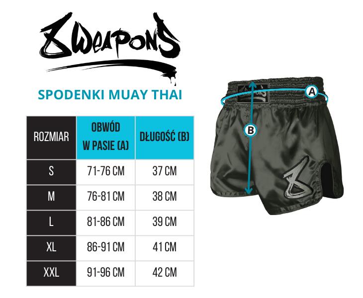 Shorts de Muay Thaï 8Weapons Strike – Kaki – S 7/7