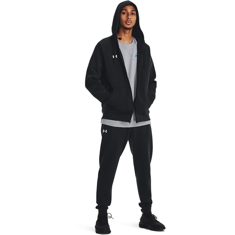 Hanorac barbati Under Armour UA Rival Fleece FZ, Negru