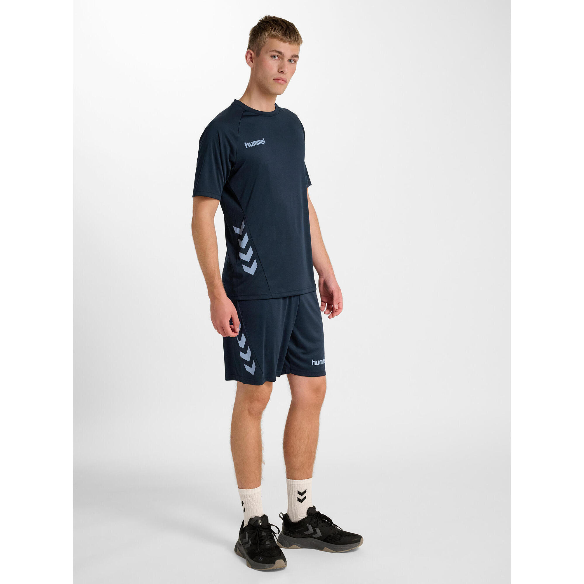 Hummel - Fermeture À Cordon Robe Hmlpromo Multisport Homme Hummel - T-shirt Manches Courtes - Bleu - 52 2xl - Decathlon