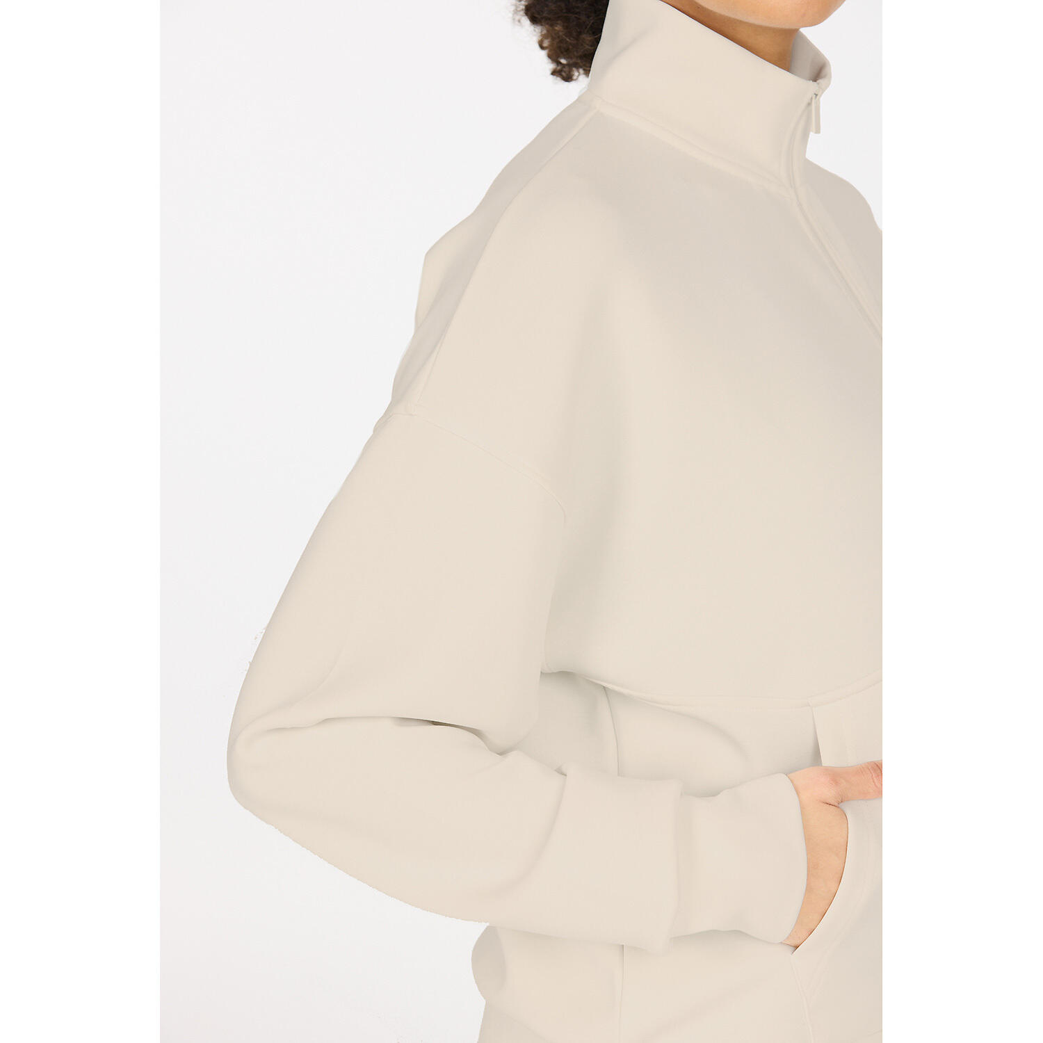 Felpa donna mezza zip Athlecia Jillnana 6/6