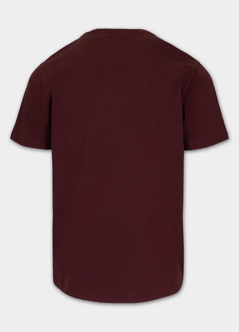 Pitbull T-shirt Small Logo Dark Burgundy 3/7