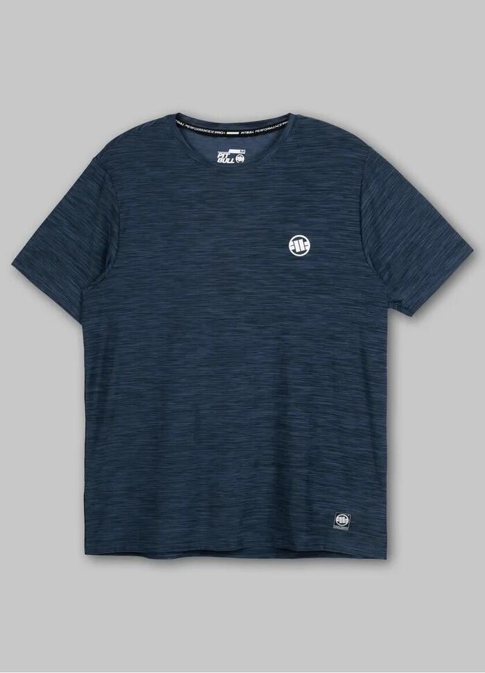 Pitbull Koszulka Casual Sport Small Logo Granatowa