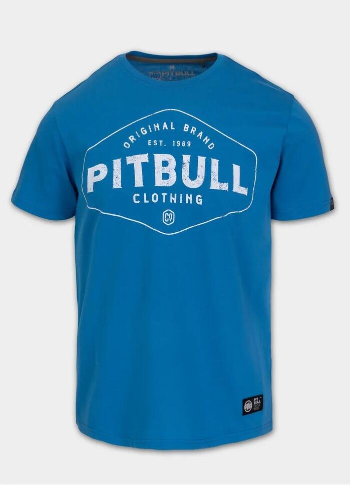 Pitbull Lekka bawełniana koszulka Pitbull Co. Niebieska
