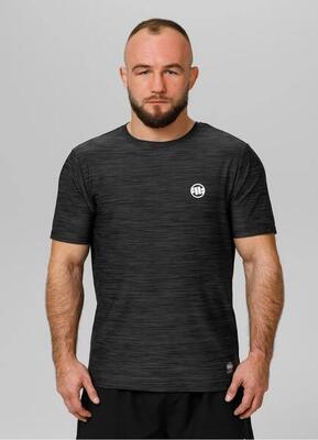 Heren t-shirt pitbull small logo casual sport