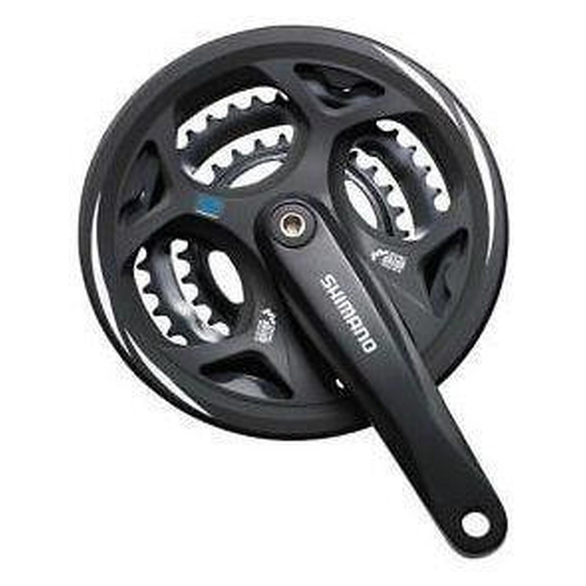 Shimano Altus M311 zestaw korbowy 48-38-28T 175 mm 7/8 czarny