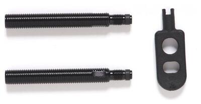 Coppia prolunghe valvola Presta Hutchinson 40 mm - Nero