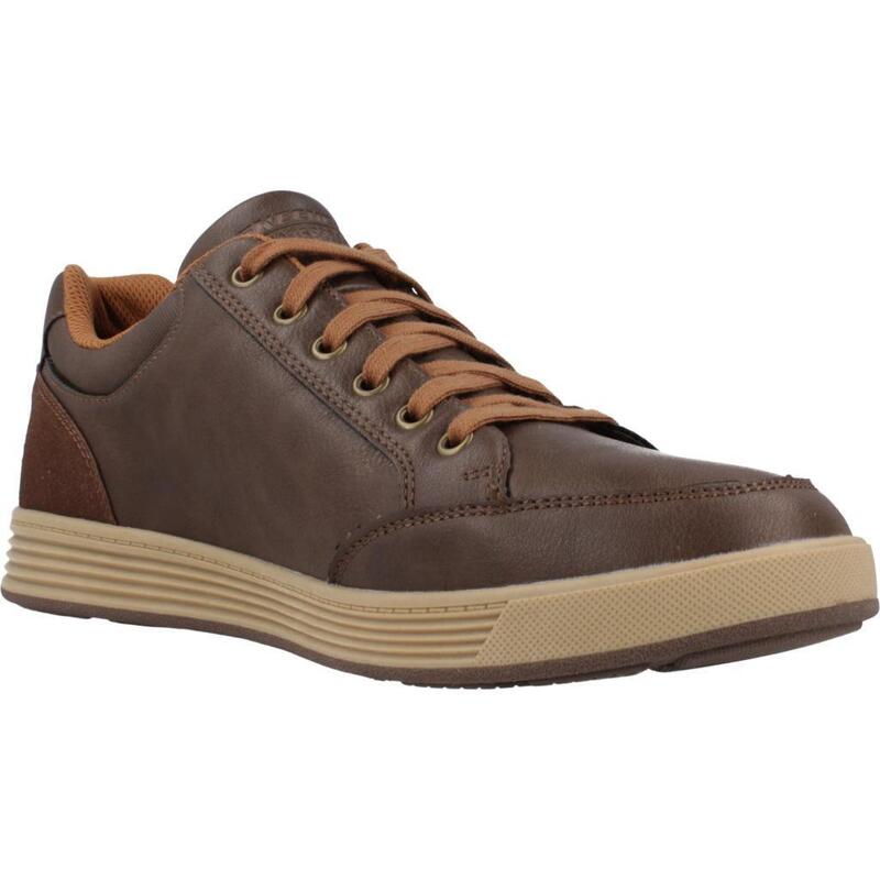 Baskets Homme Baskets Skechers CAVELL - SPARKMAN Marron Skechers
