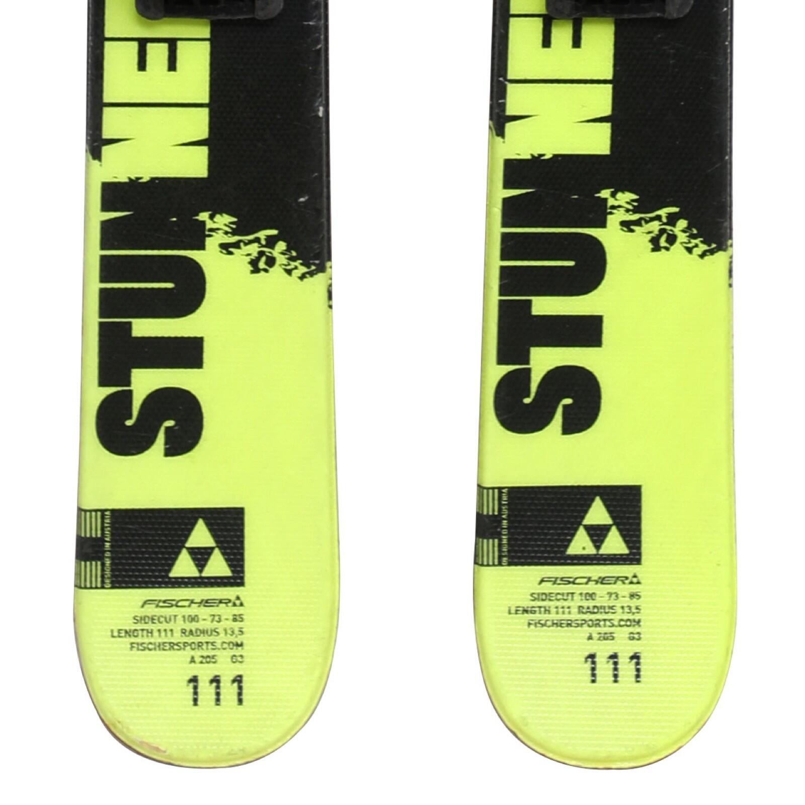 TWEEDEHANDS - Gebruikte Junior Ski Fischer Stunner + Bindingen - JUIST 4/4