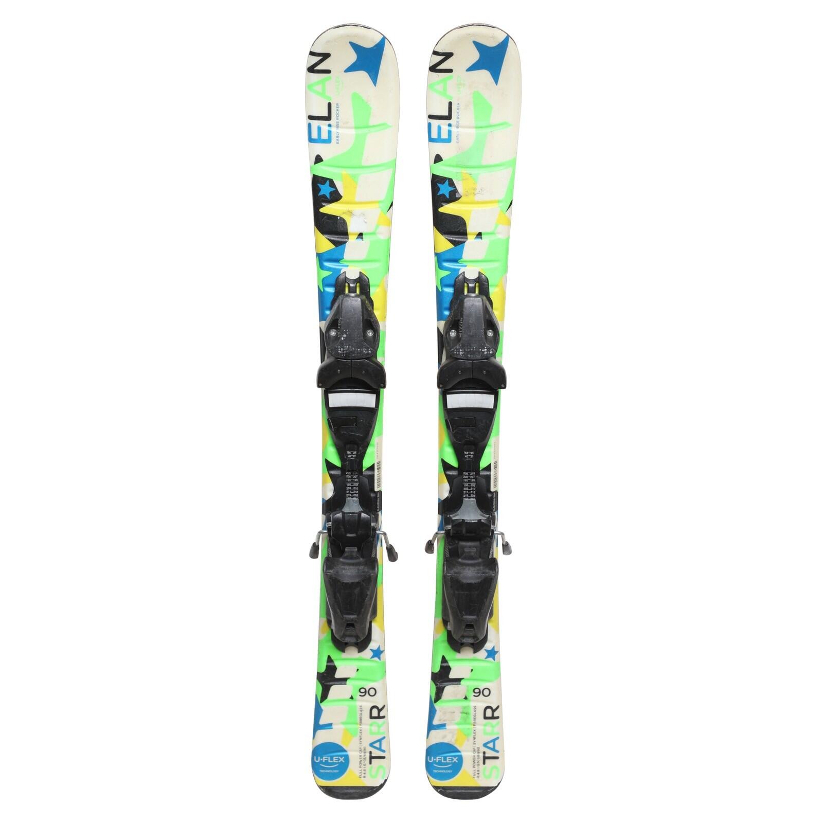 RECONDITIONNE - Ski Junior Elan Starr + Fixations 2/4