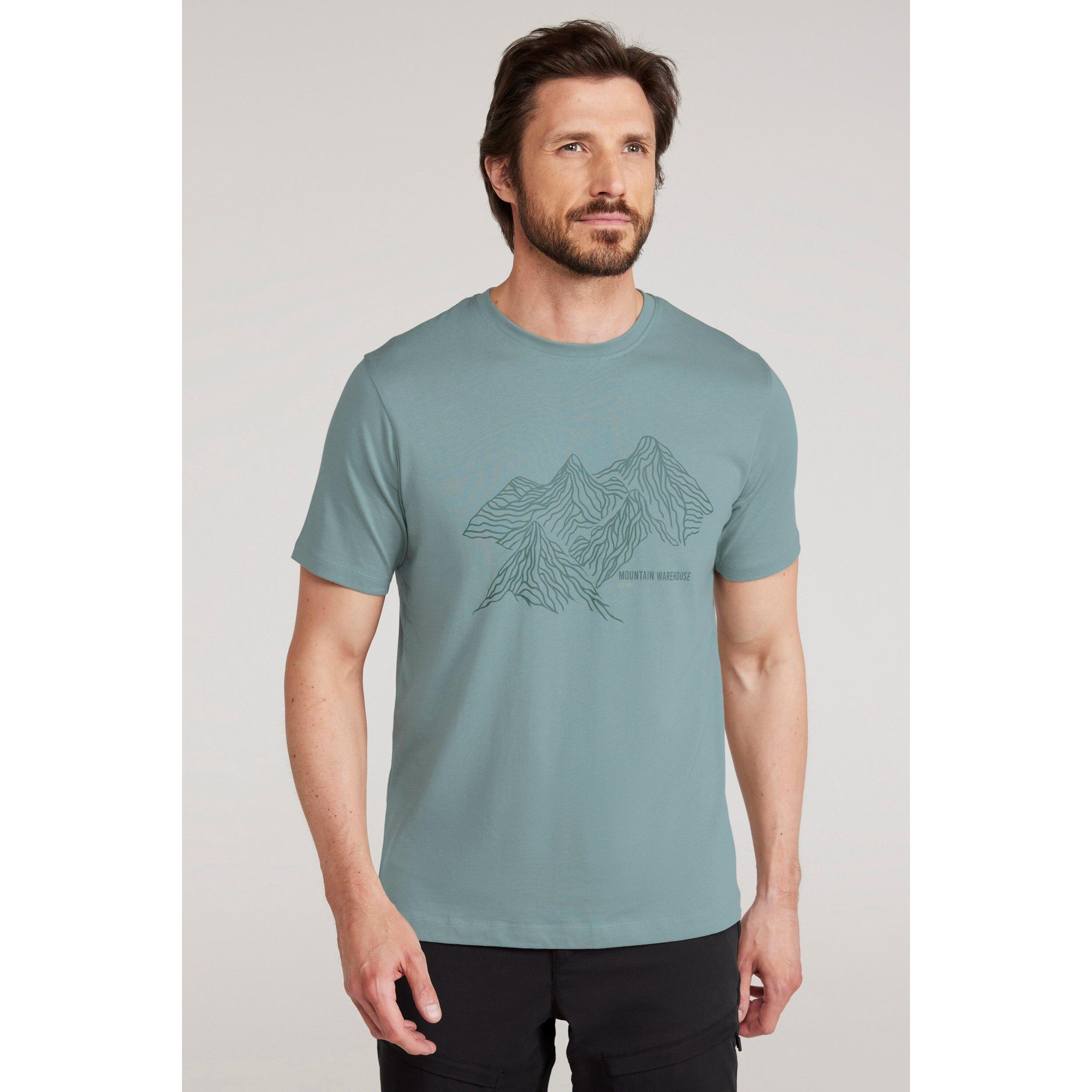 Mountain Warehouse Mens Tonal Organic T-Shirt