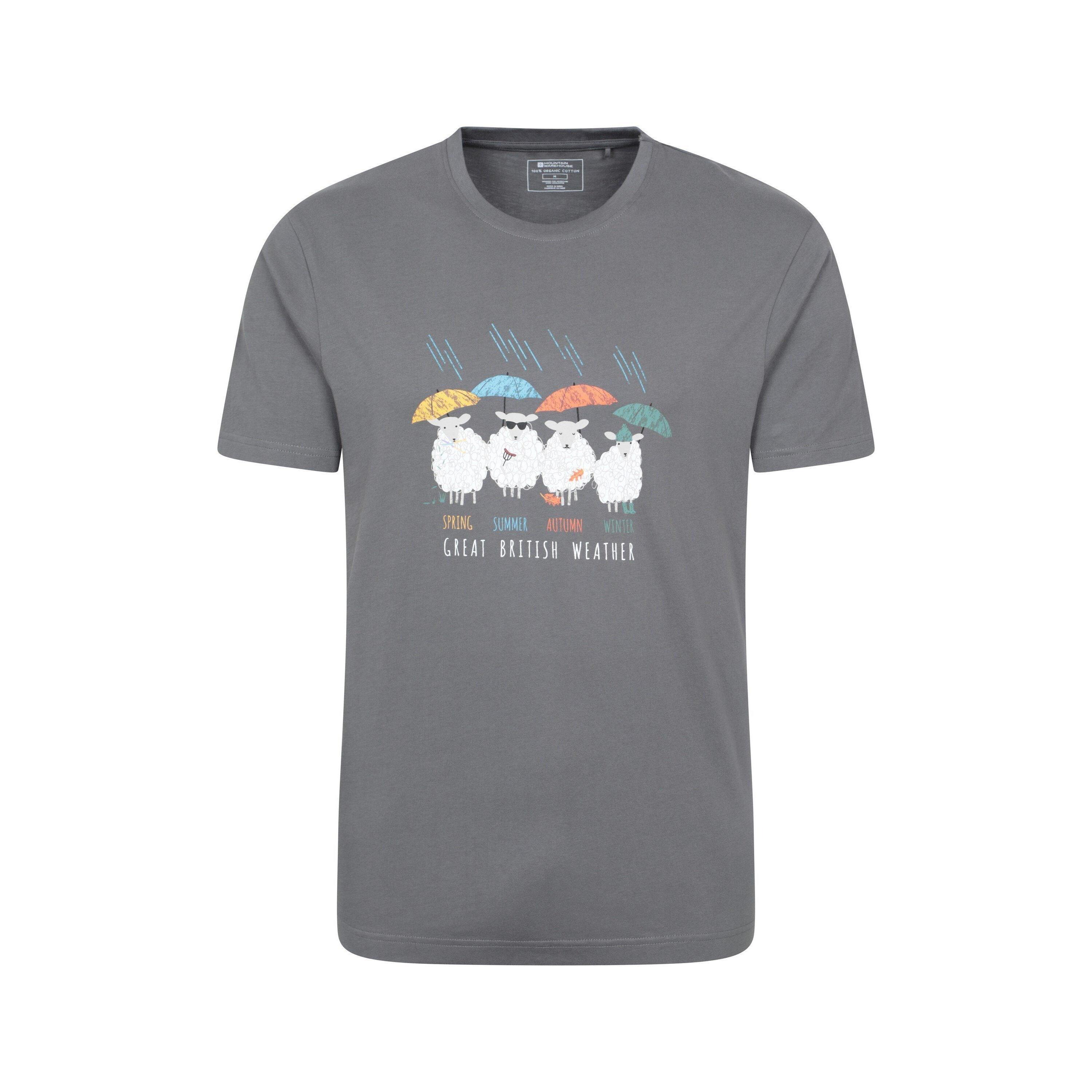 Mountain Warehouse Mens Great British Weather T-Shirt