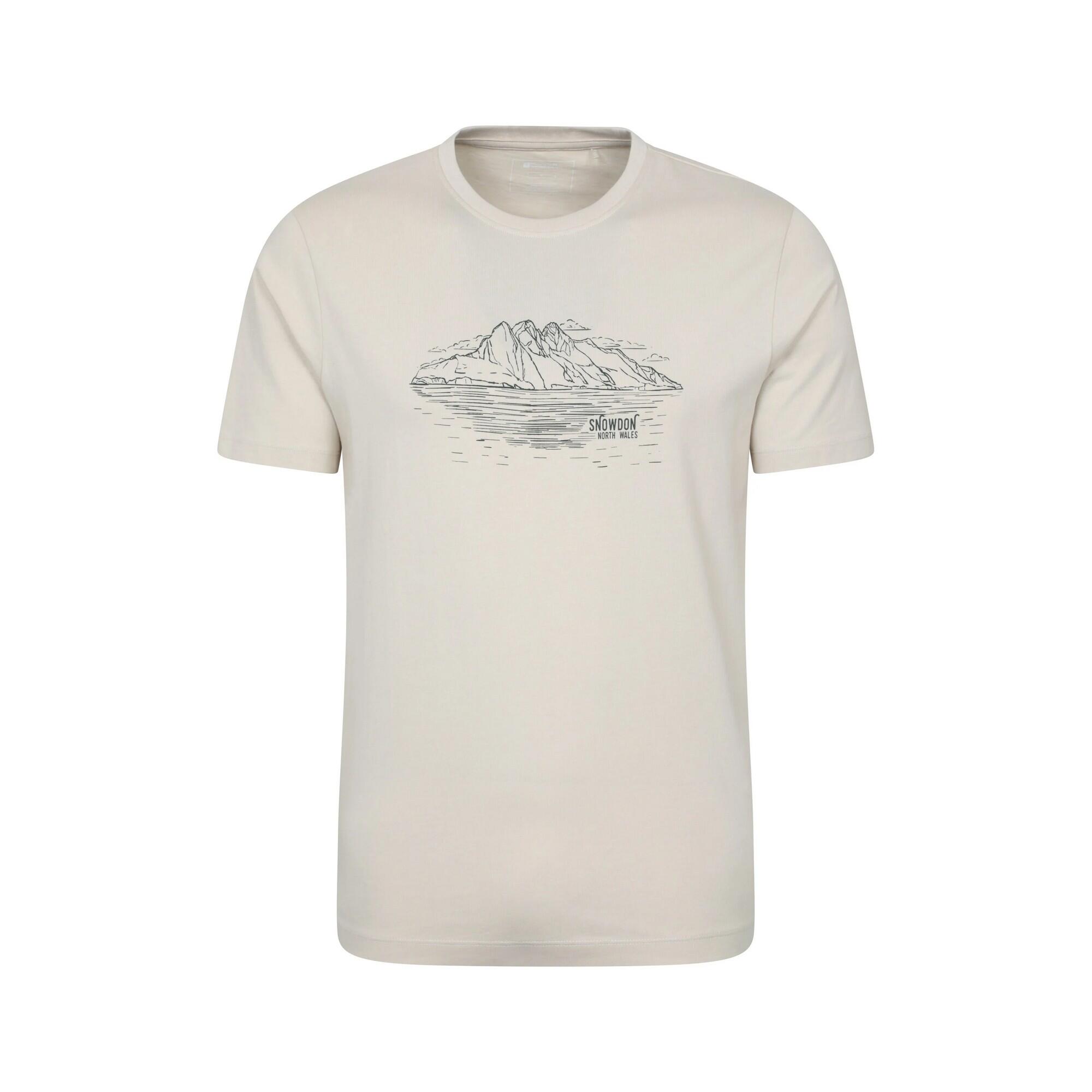 Mountain Warehouse Mens Snowdon Mountain Short-Sleeved T-Shirt