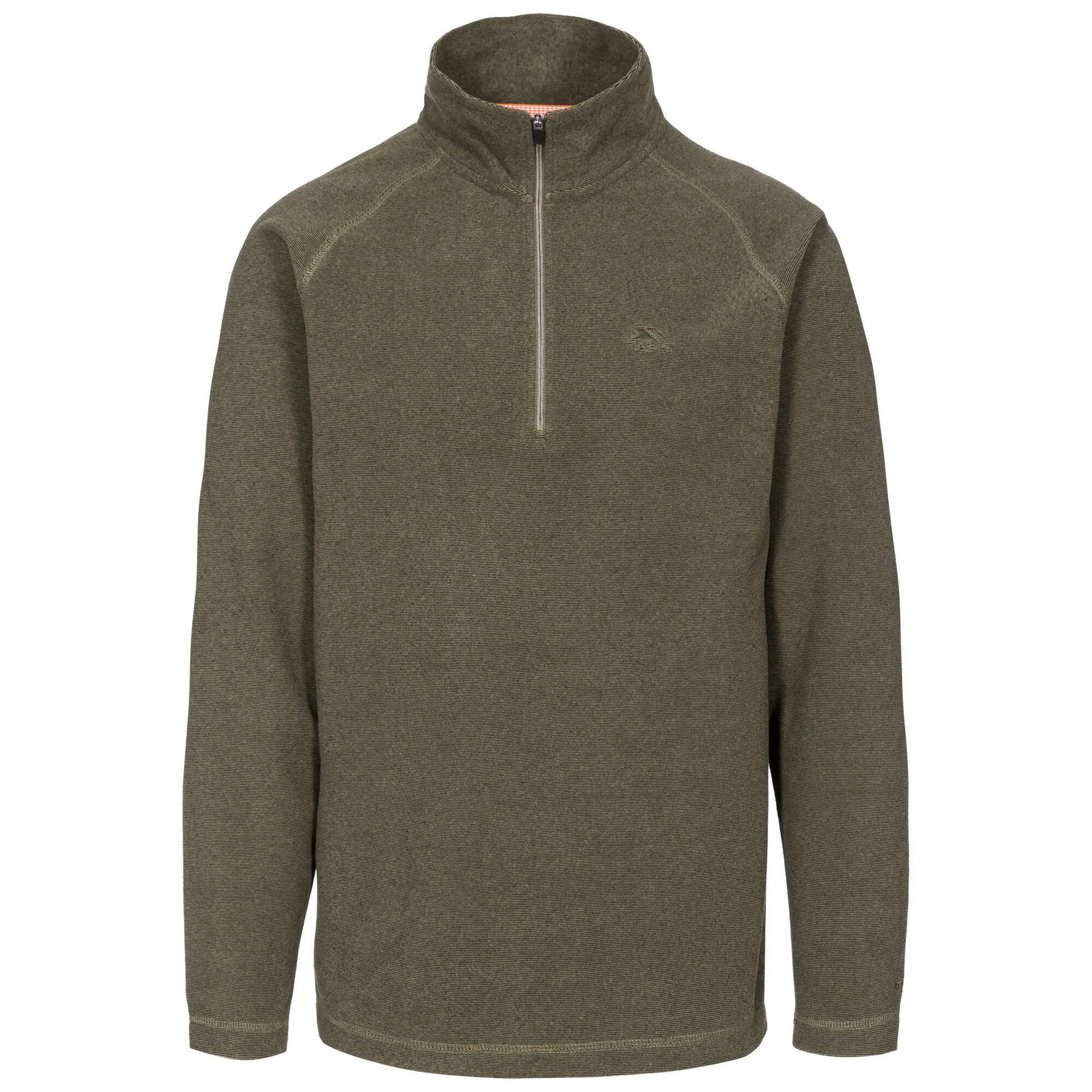 Trespass Mens Keynote Anti Pilling 1/4 Zip Fleece Top