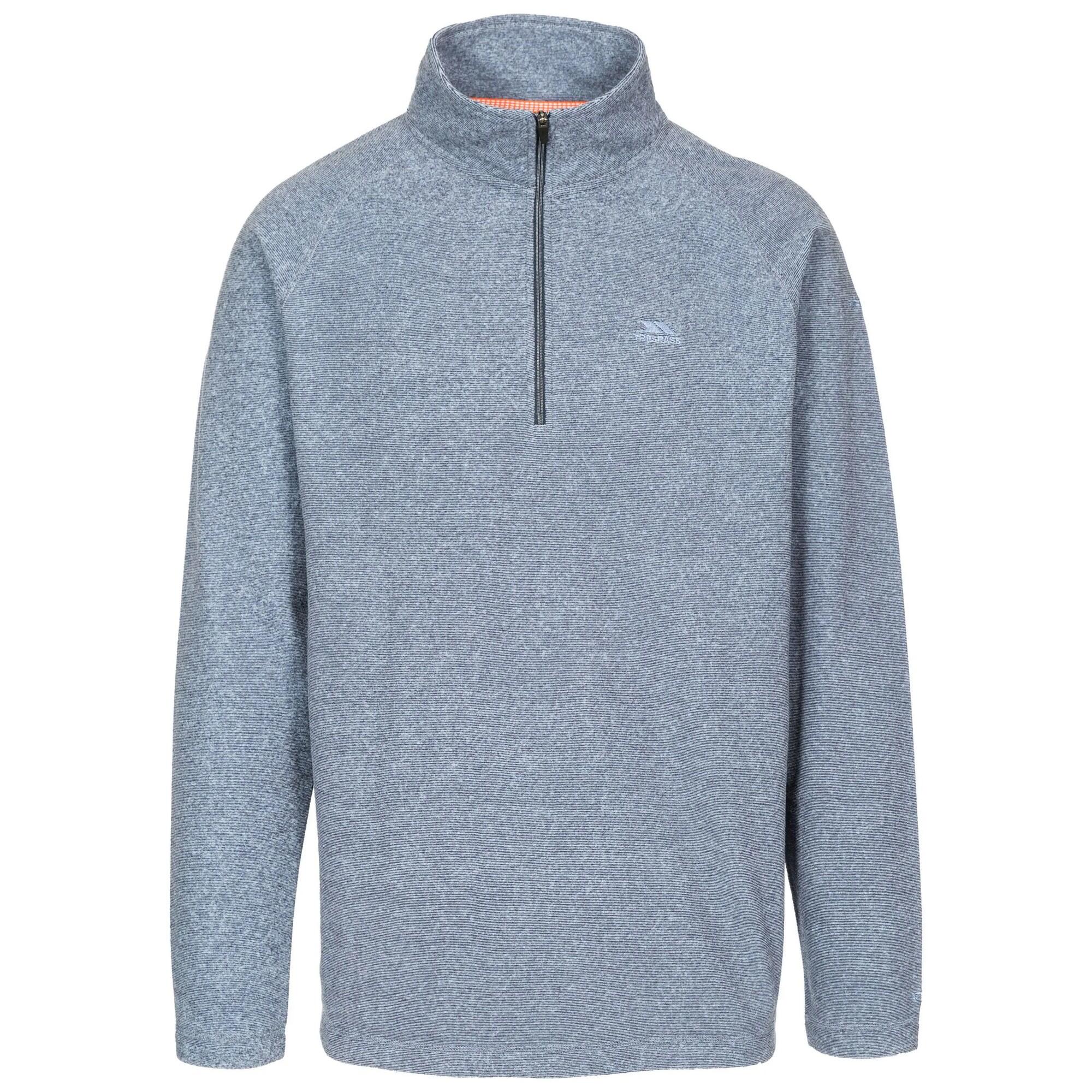 Trespass Mens Keynote Anti Pilling 1/4 Zip Fleece Top