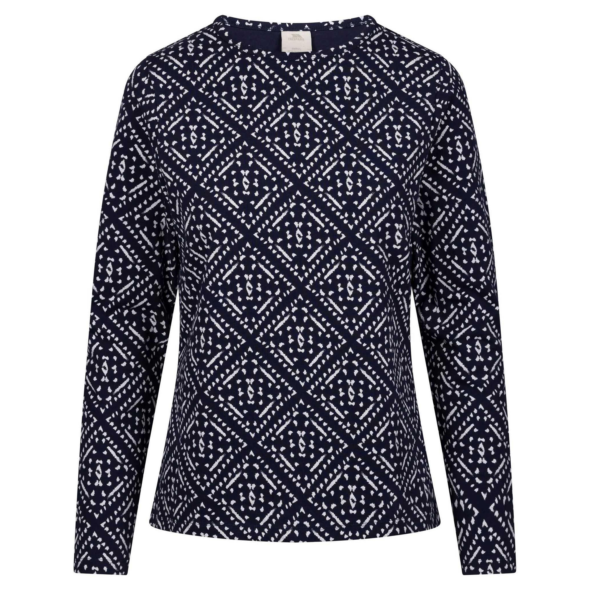 Trespass Womens/Ladies Daniela Patterned Long-Sleeved Top