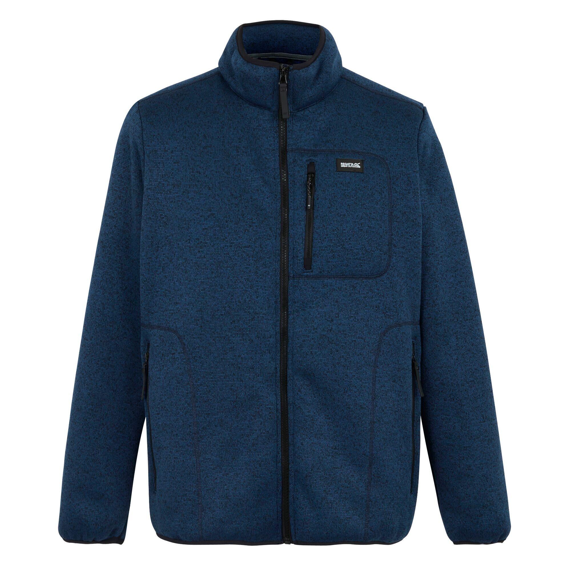 Regatta Mens Barlee Marl Full Zip Fleece Jacket