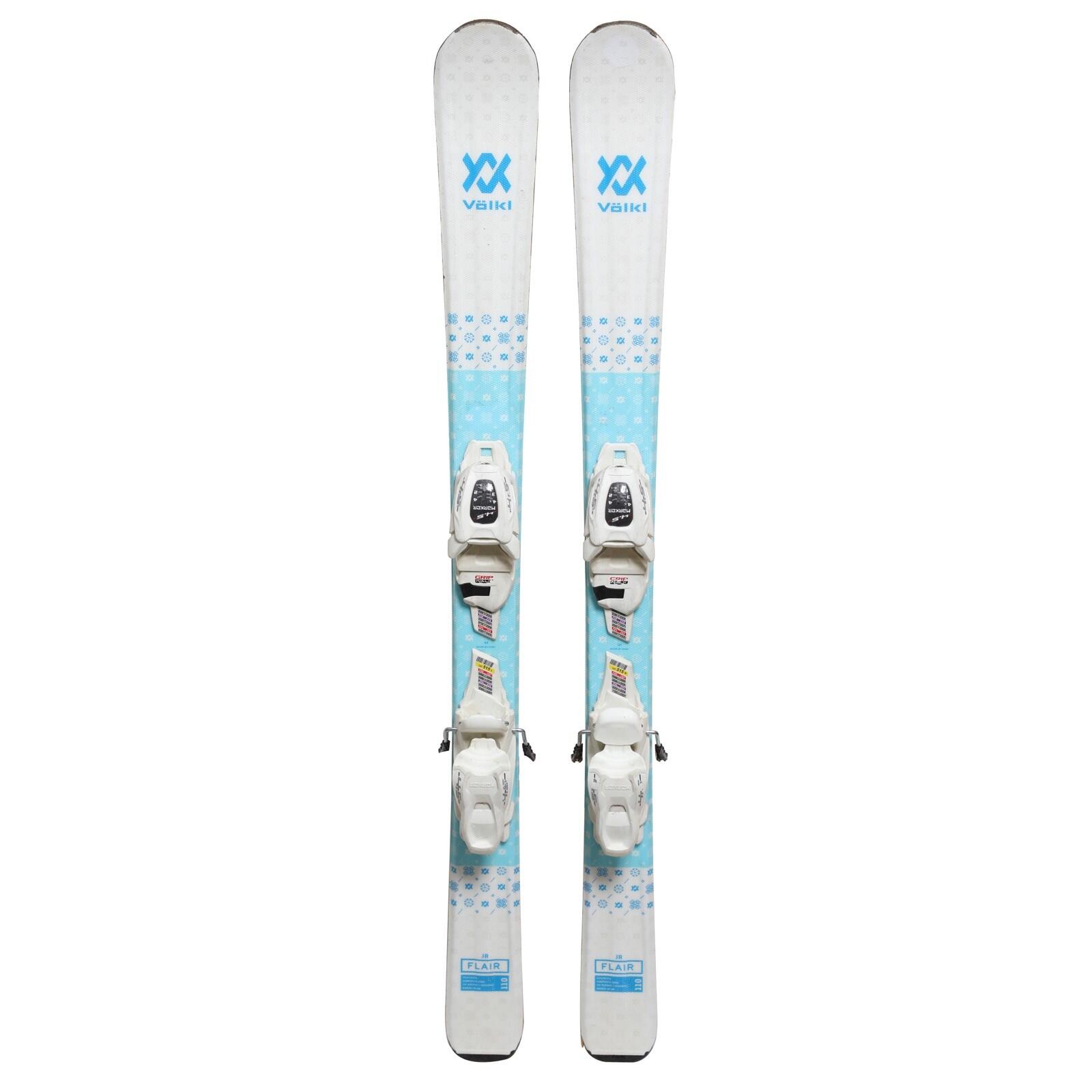 RECONDITIONNE - Ski Junior Volkl Flair Jr + Fixations 2/4