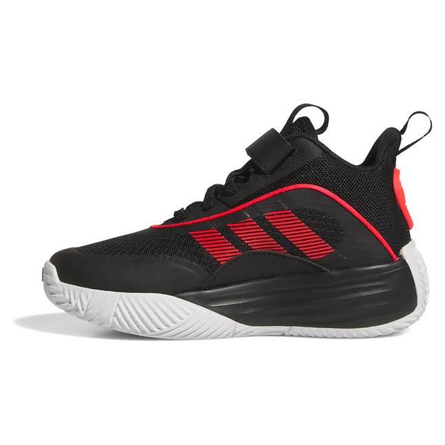Scarpe ragazzo adidas ownthegame 3.0 k - nero/rosso 3/7