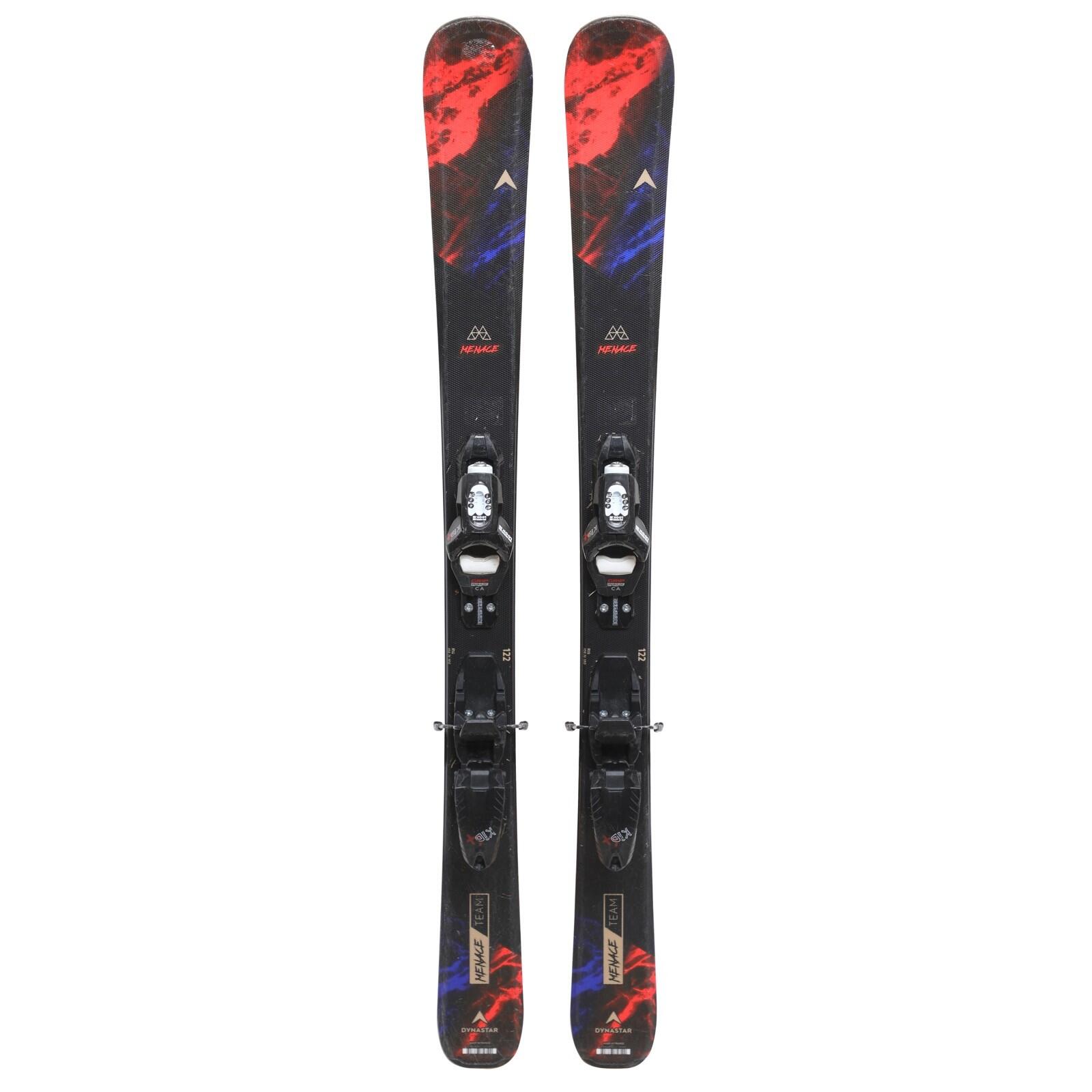 TWEEDEHANDS - Dynastar Team Menace Junior Gebruikte Ski + Bindingen - GOEDE 2/4