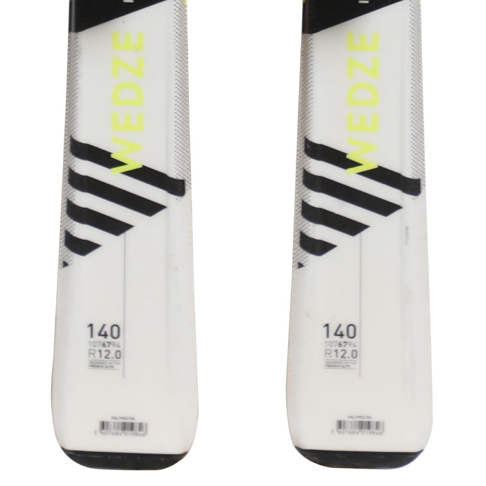RECONDITIONNE - Ski Junior Wedze Boost 500 + Fixations 4/4