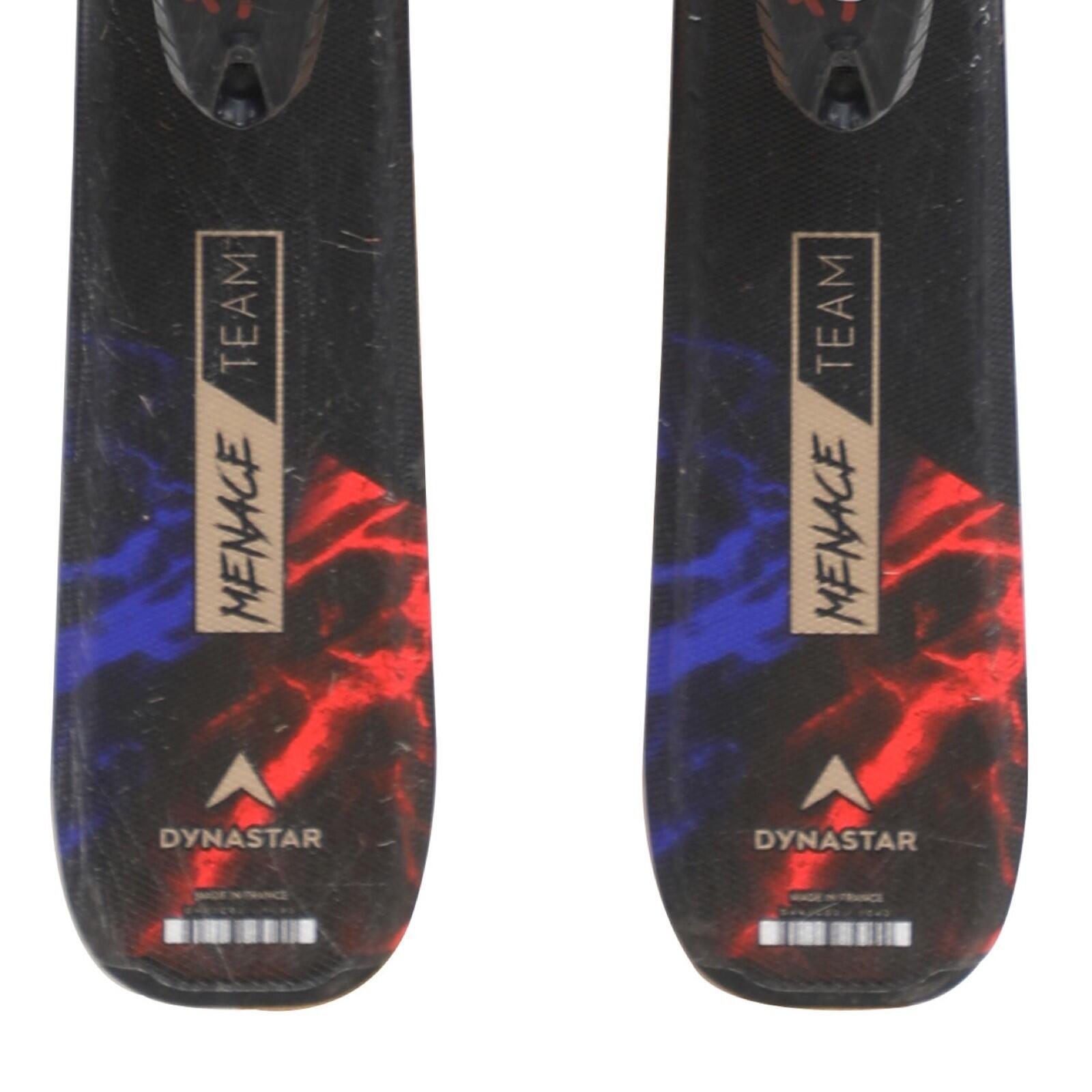 TWEEDEHANDS - Dynastar Team Menace Junior Gebruikte Ski + Bindingen - GOEDE 4/4