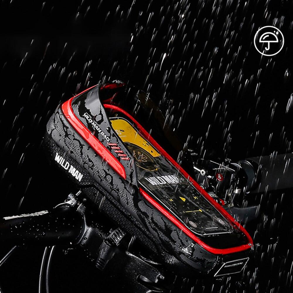 Sacoche de guidon vélo rigide 0.5L avec écran tactile TPU pour rangement 3/7