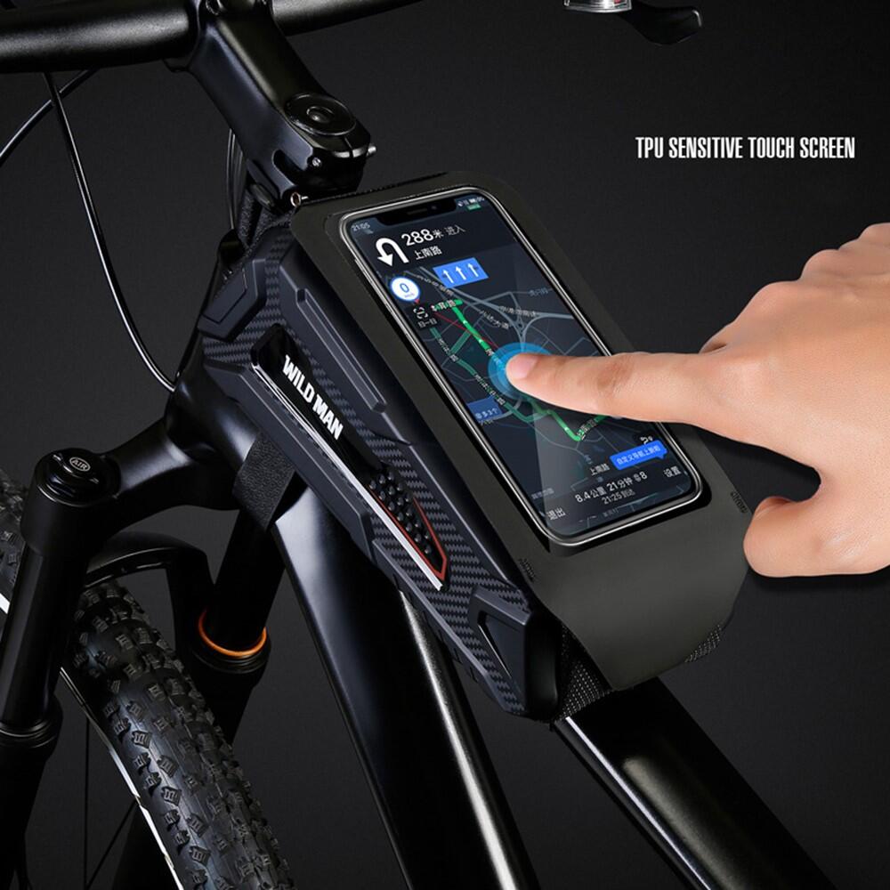 Sacoche de cadre vélo 1L étanche avec écran tactile 4/7