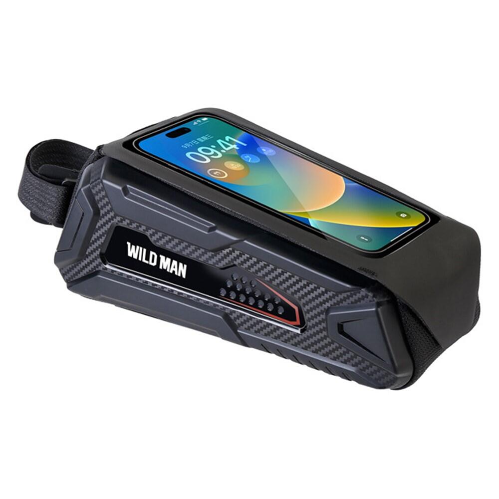 1L Waterproof Bike Frame Bag with Touch Screen