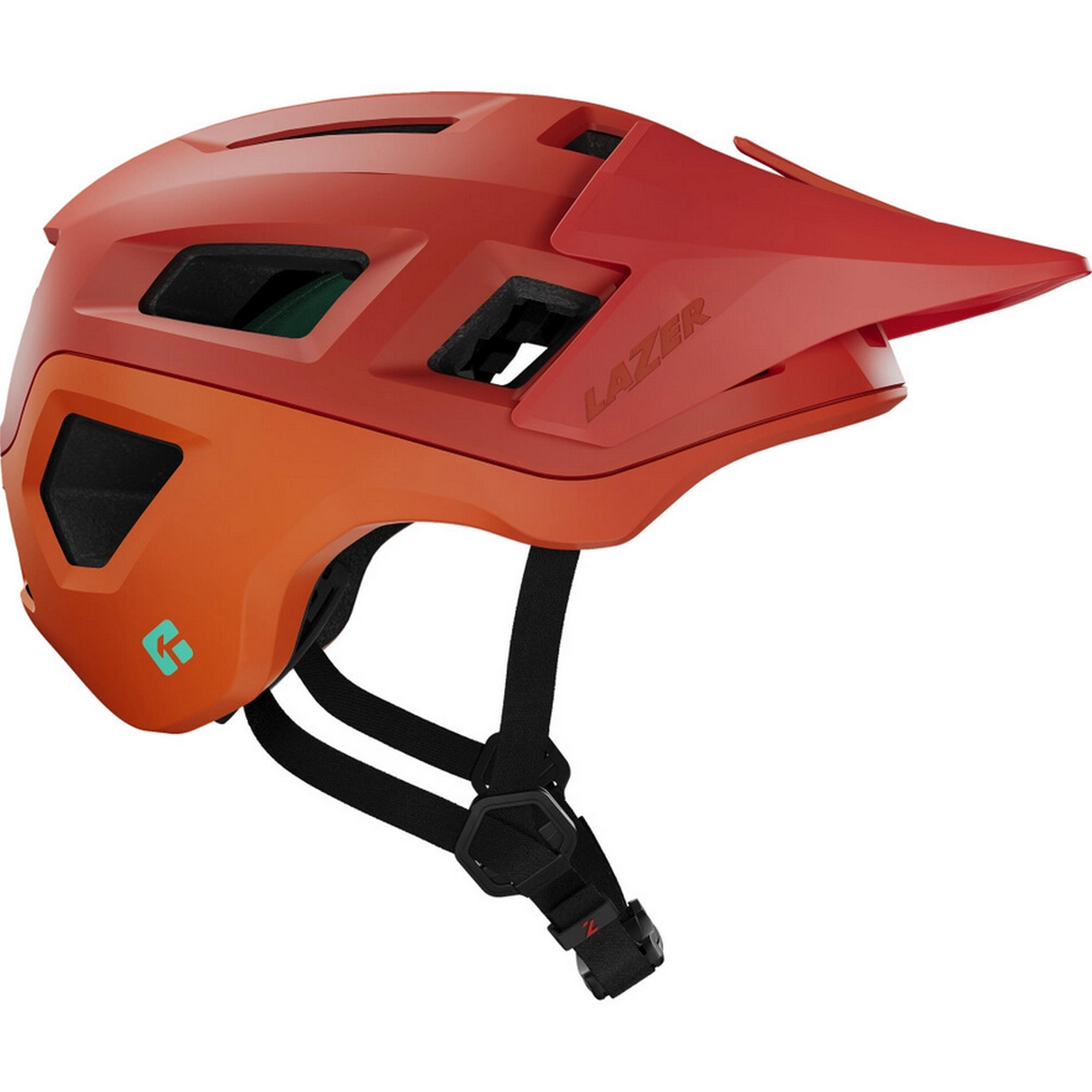 Lazer - Casque Vtt Coyote Kineticore, Orange - Casque - Jaune|orange - 52-56 Cm - Decathlon