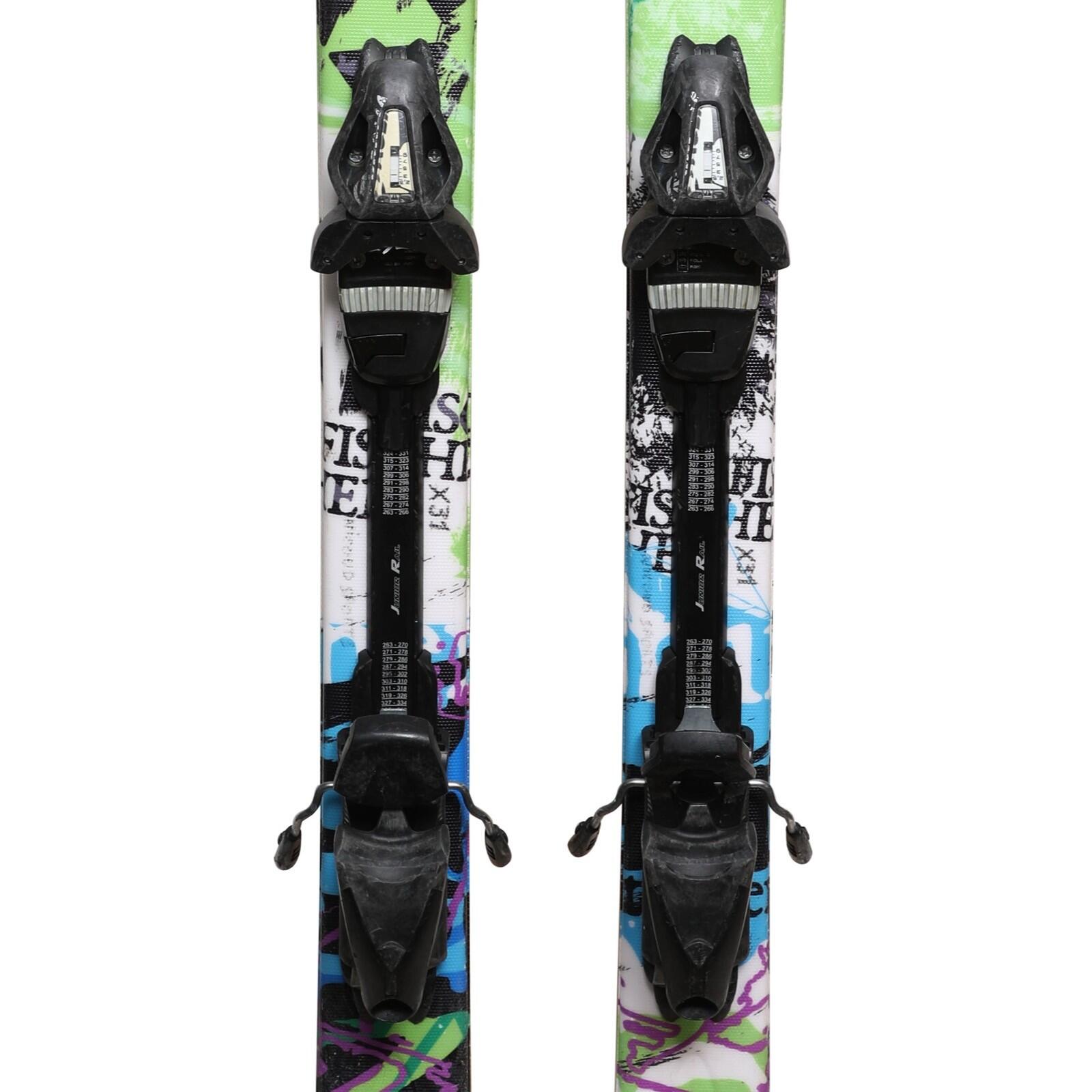 RECONDITIONNE - Ski Junior Fischer Stunner + Fixations 3/4