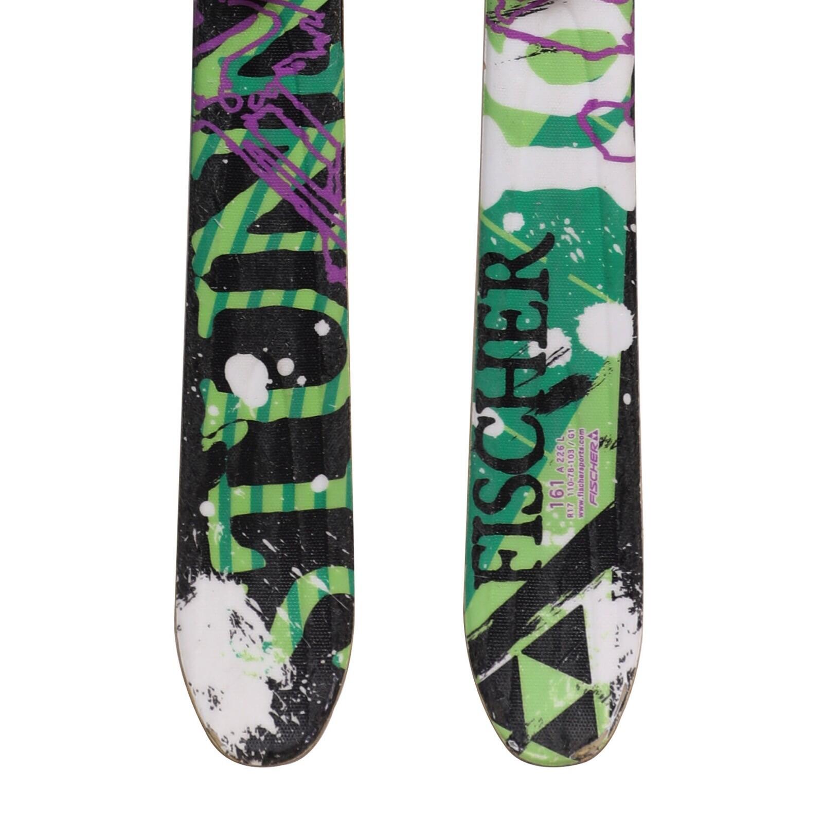 RECONDITIONNE - Ski Junior Fischer Stunner + Fixations 4/4