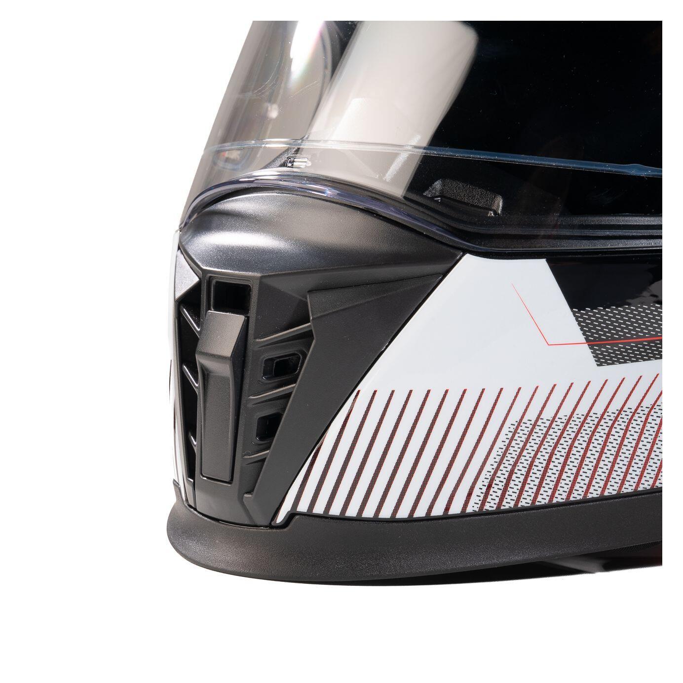 MOTOBLOUZ Casque Intégral EROS VOX Black/White/Red | ECE 22.06 6/7