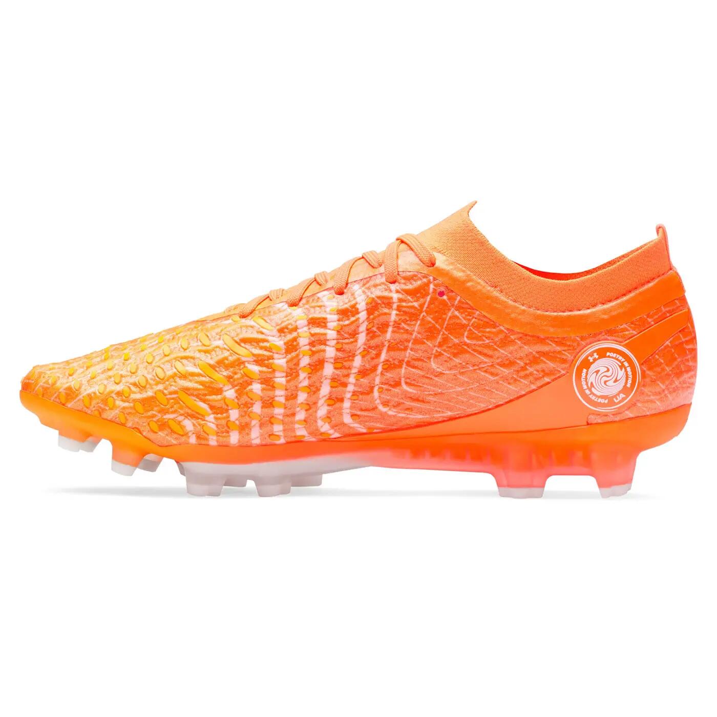 Ua Magnetico Elite 5 Fg Under Armour Orange Fußballschuhe Multinocken 3/5