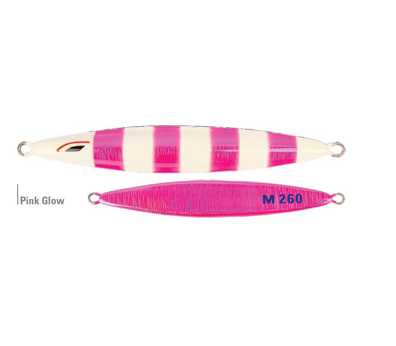 Pilker Mustad Mirotic slow pink glow 80 g, 8 cm