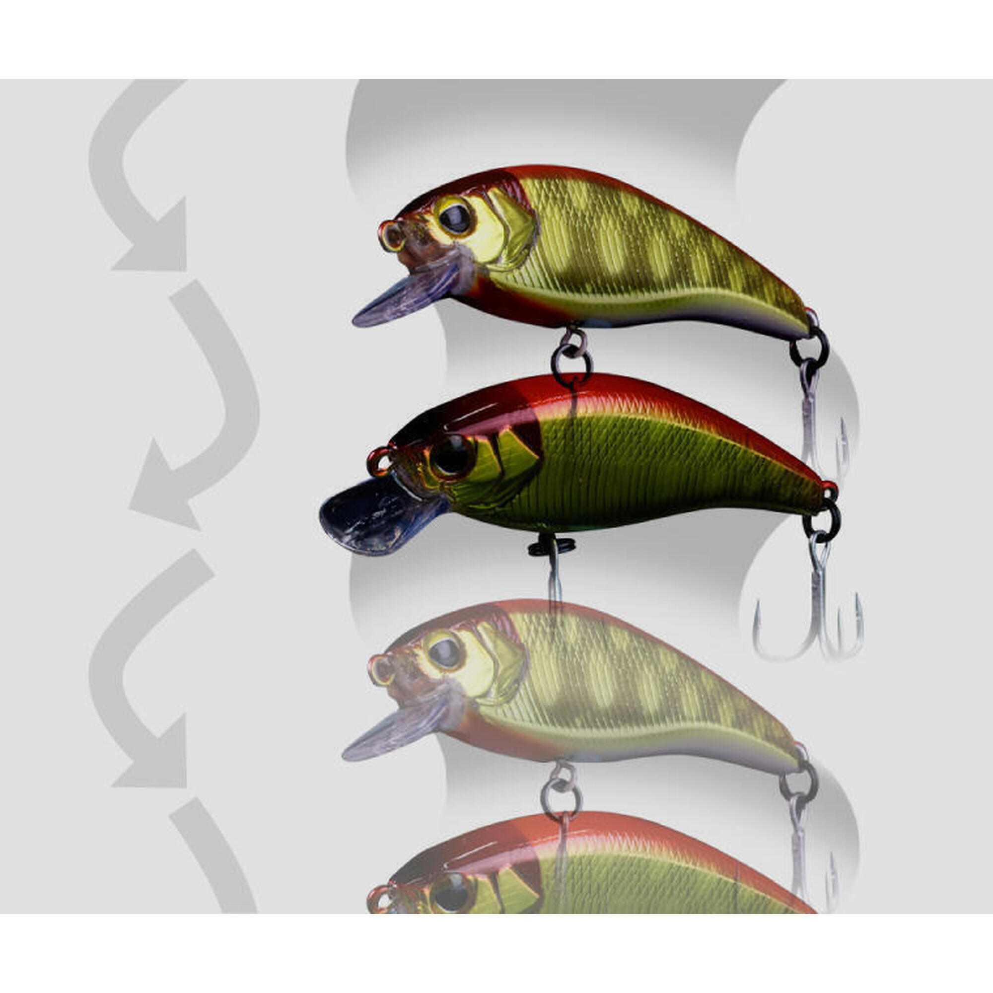 VOBLER JACKALL TRICOROLL MAI 45S 4,5CM/3,7G NPA